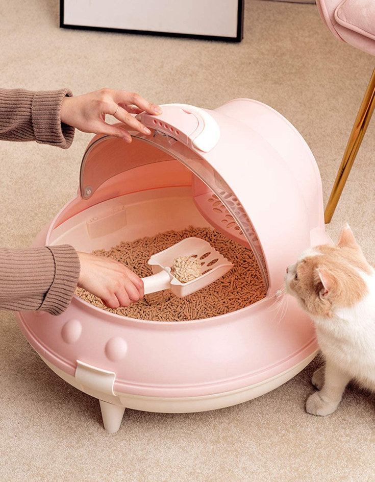 Finally, The UFO Cat Litter Box You've Been Waiting For - borninspace