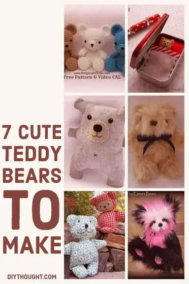 7 Cute Teddy Bears To Make Diy Thought