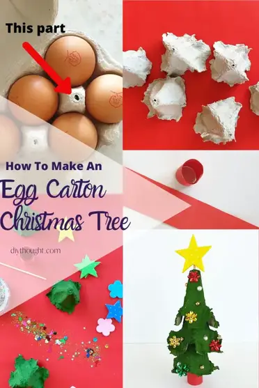 Download Egg Carton Christmas Tree Craft Diy Thought PSD Mockup Templates