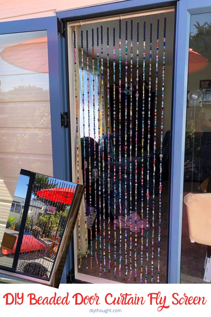 door fly screen curtain