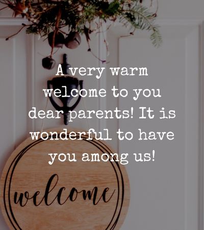 Welcome Message to Parents from Teacher - Elimu Centre