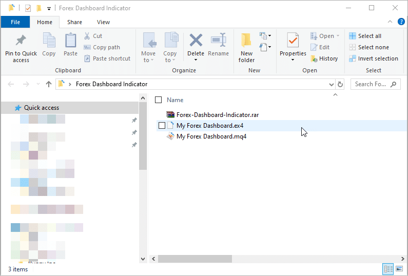 MT4 Forex Dashboard Custom Indicator