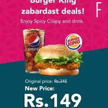 Burger King Foodpanda Come Together To Give You The Tendercrisp Deal