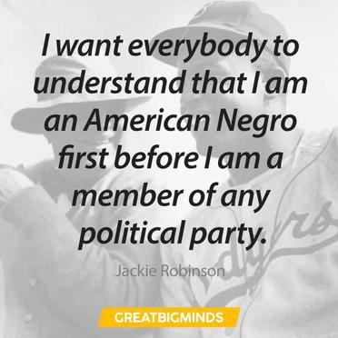 JACKIE ROBINSON QUOTES ABOUT RACISM –