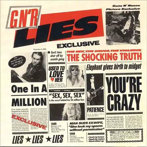 Disco Inmortal: Guns N’ Roses – GN’R Lies (1988)