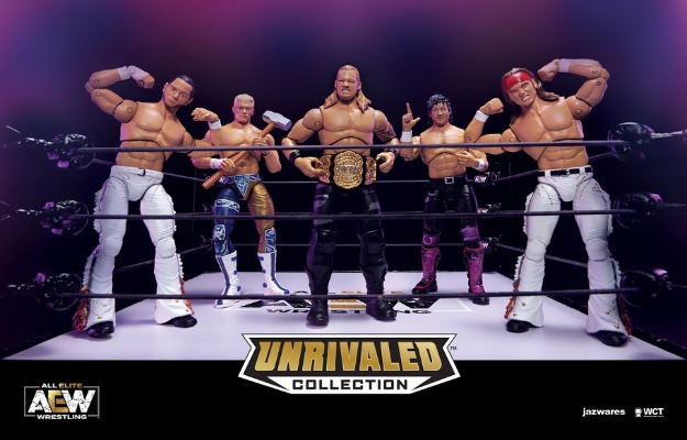 AEW inigualable Chris Jericho le campeón todos Elite lucha libre figura de acción en Caja 