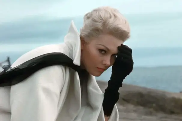 Kim Novak in Vertigo (1958) courtesy Paramount Pictures