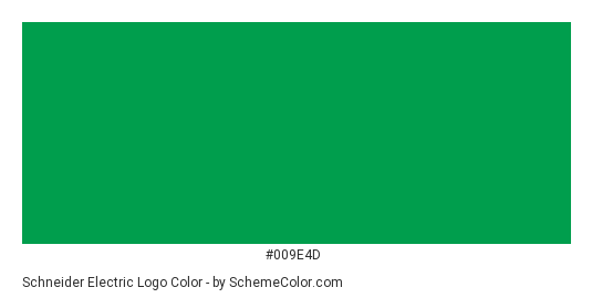 schneider electric logo color code