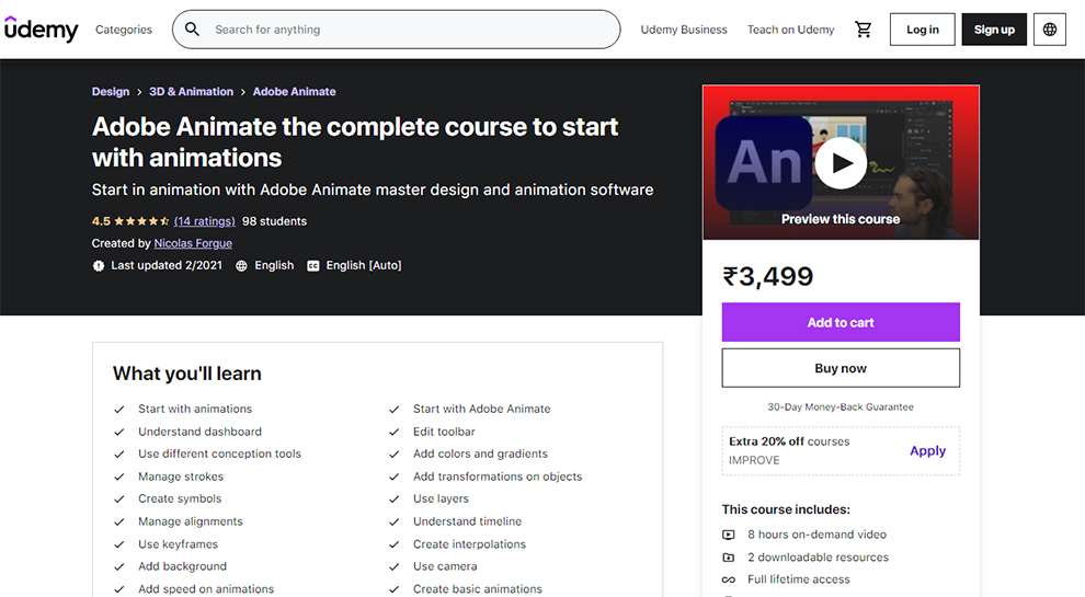 8 Best Adobe Animate Courses Online - Create and Animate - TangoLearn