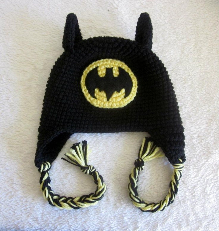 crochet batman hat pattern free