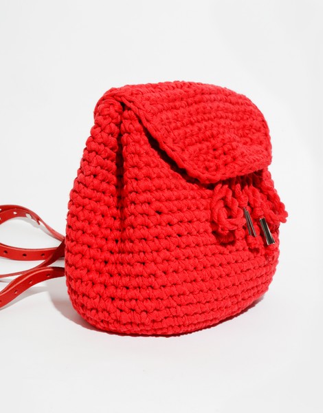 crochet small backpack