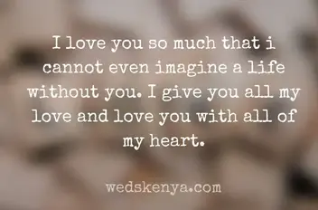 I Love You With All My Heart Poem Messages Quotes 21