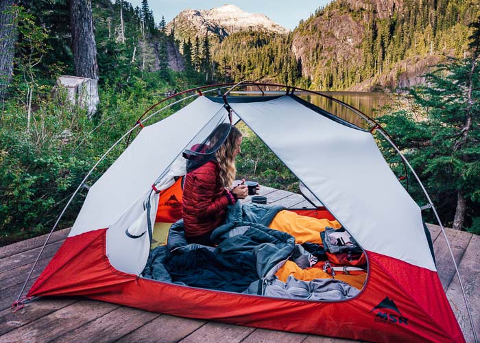 How to stay warm camping in a discount tent